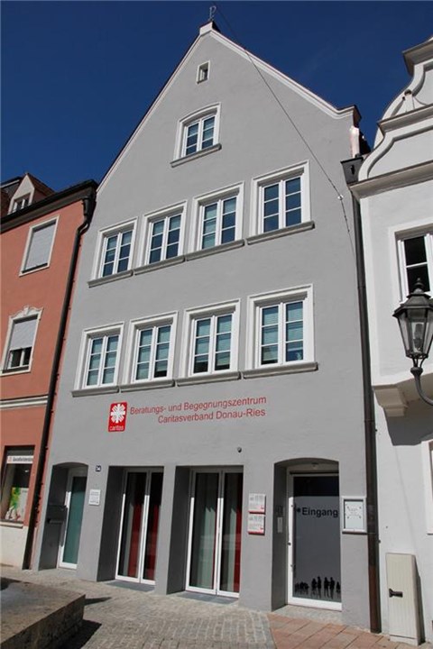 Das Caritas-Beratungs- und Begegnungszentrum des Caritasverbandes für den Landkreis Donau-Ries e. V. in Donauwörth an der Reichsstraße 54.